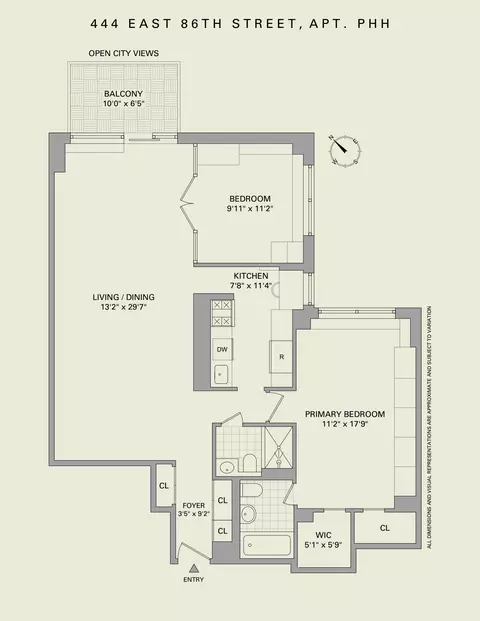 444 E 86th St #PHH, New York, NY 10028