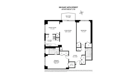 300 E 40th St #27B, New York, NY 10016