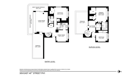 309 E 49th St #PH1, New York, NY 10017