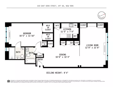 130 E 63rd St #6A, New York, NY 10065