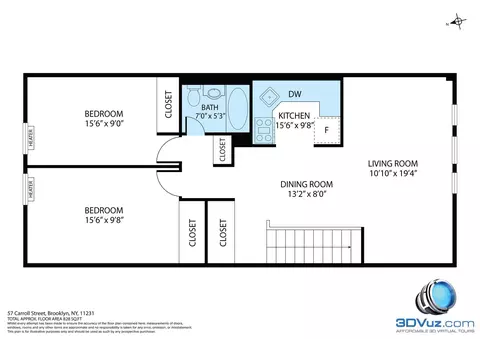 57 Carroll St #38A, Brooklyn, NY 11231