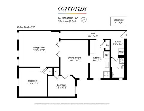 423 15th St #4D, Brooklyn, NY 11215