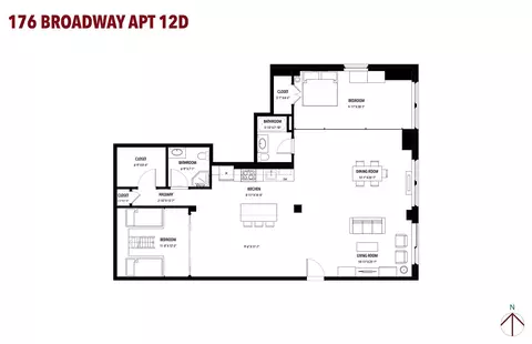 176 Broadway #12D, New York, NY 10038