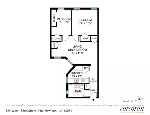 524 W 152nd St #10, New York, NY 10031