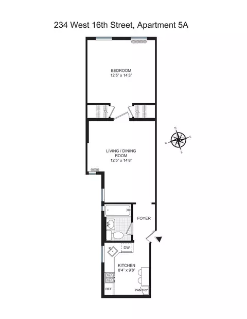 234 W 16th St #5A, New York, NY 10011