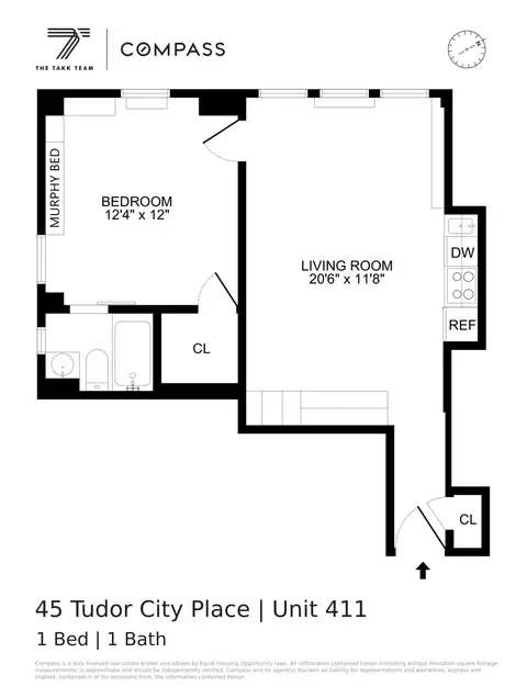 45 Tudor City Pl #411, New York, NY 10017