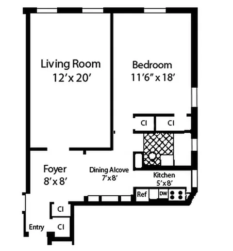 210 W 103rd St #5B, New York, NY 10025