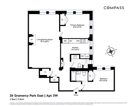 36 Gramercy Park E #3W, New York, NY 10003