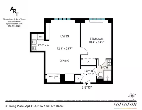 81 Irving Pl #11D, New York, NY 10003