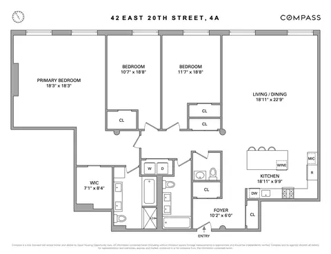 42 E 20th St #4AD, New York City, NY 10010