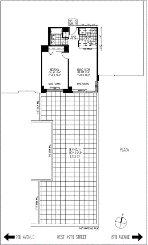 350 W 50th St #7C, New York, NY 10019