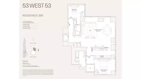 53 W 53rd St #26B, New York, NY 10019