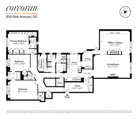 850 Park Ave #5D, New York, NY 10075