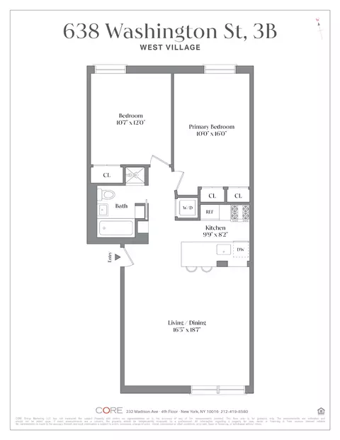 638 Washington St #3B, New York, NY 10014