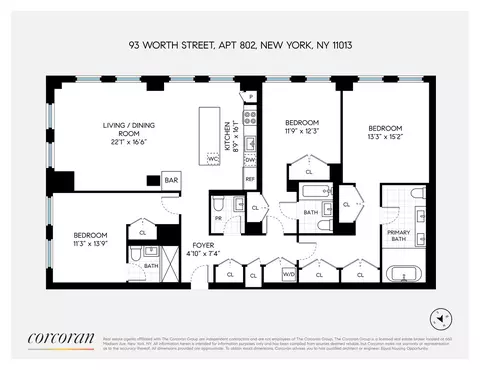 93 Worth St #802, New York, NY 10013