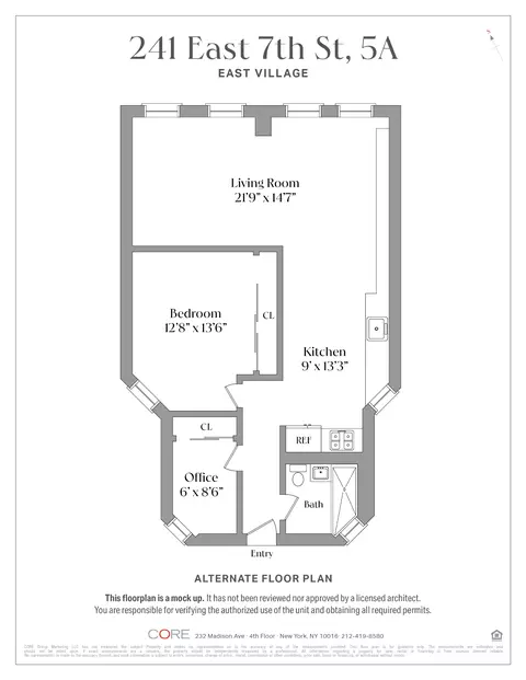 241 E 7th St #2A, New York, NY 10009