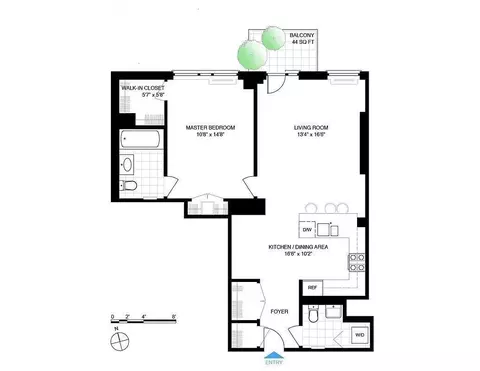 454 W 54th St #4-K, New York, NY 10019