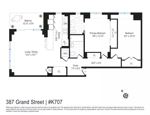 387 Grand St #K707, New York, NY 10002