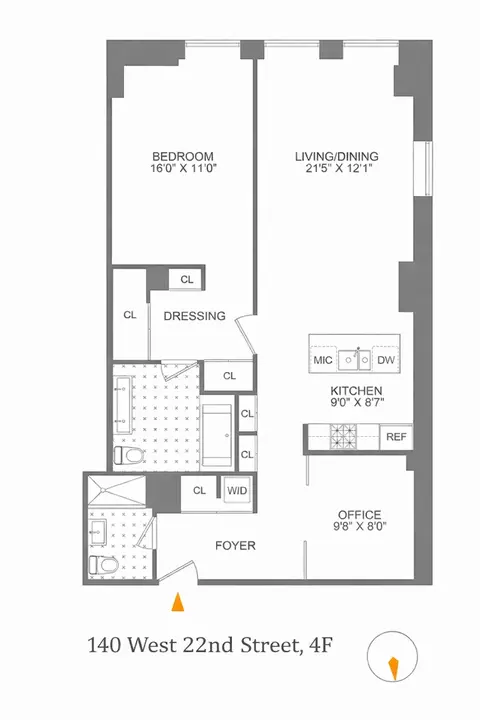 140 W 22nd St #4F, New York, NY 10011