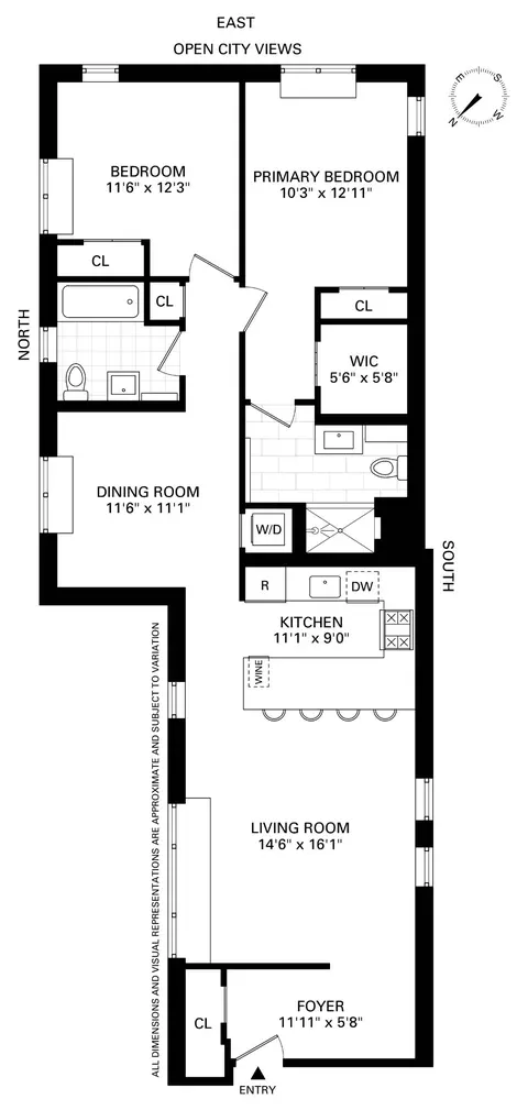 304 W 115th St #8A, New York, NY 10026