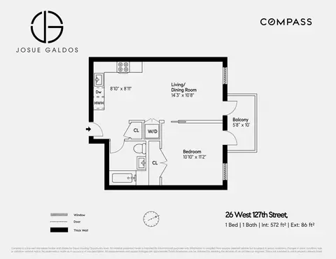 26 W 127th St #4A, New York, NY 10027