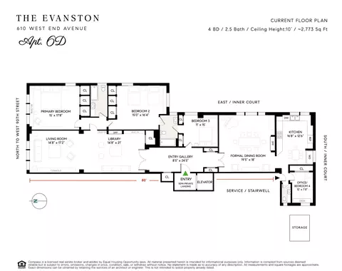 610 W End Ave #6D, New York, NY 10024