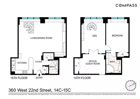 360 W 22nd St #15C-14C, New York, NY 10011