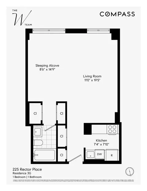 225 Rector Pl #3G, New York, NY 10280
