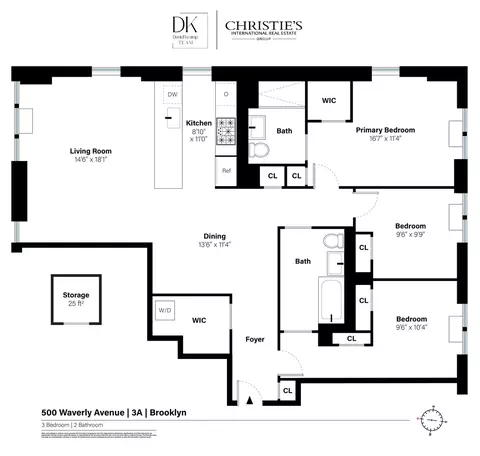 500 Waverly Ave #3A, Brooklyn, NY 11238