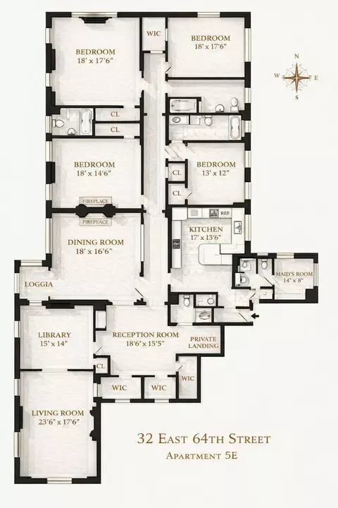 32 E 64th St #5E, New York, NY 10065