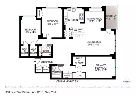 360 E 72nd St #B610, New York, NY 10021
