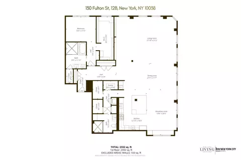 130 Fulton St #12B, New York, NY 10038
