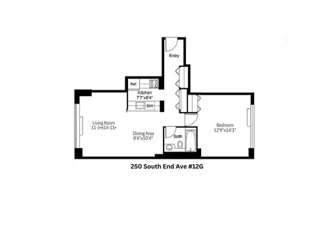 250 S End Ave #12G, New York, NY 10280