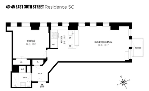 43-45 E 30th St #5C, New York, NY 10016
