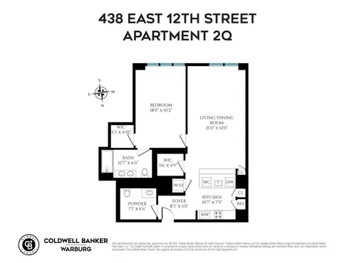 438 E 12th St #2Q, New York, NY 10009