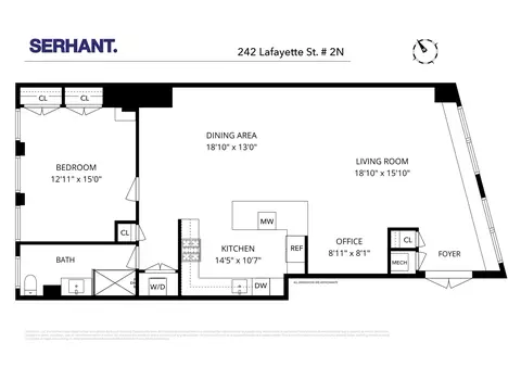 242 Lafayette St #2N, New York, NY 10012