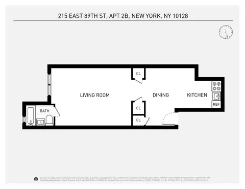 215 E 89th St #2B, New York, NY 10128