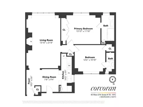 40 W 67th St #7D, New York, NY 10023