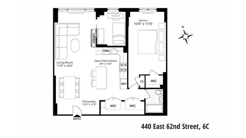 440 E 62nd St #6C, New York, NY 10065