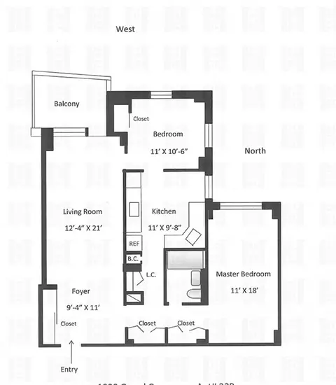 1020 Grand Concourse #12P, Bronx, NY 10451