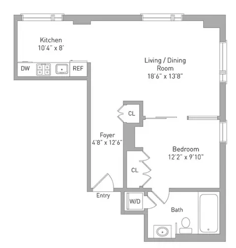 85 W Broadway #12E, New York, NY 10007