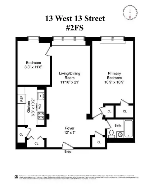 13 W 13th St #2FS, New York, NY 10011