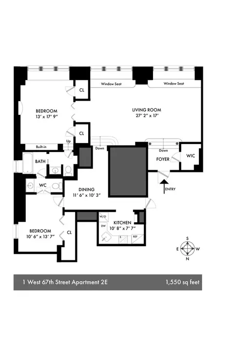 1 W 67th St #2E, New York, NY 10023