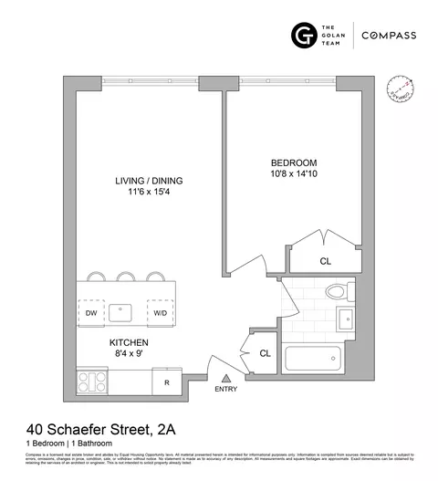 40 Schaefer St #3A, Brooklyn, NY 11207