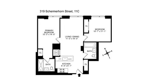 319 Schermerhorn St #11C, Brooklyn, NY 11217