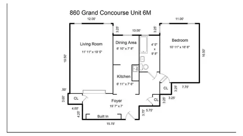 860 Grand Concourse #6M, New York City, NY 10451