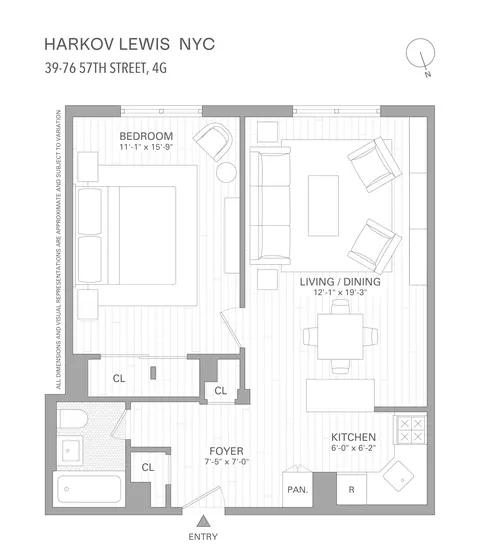 39-76 57th St #4G, New York City, NY 11377