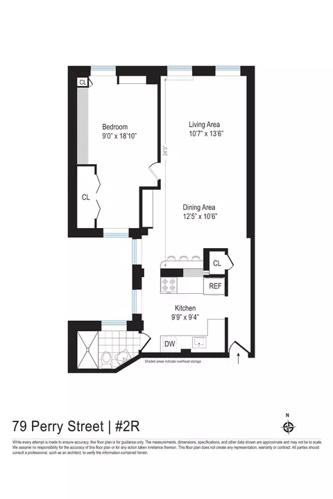 79 Perry St #2R, New York, NY 10014