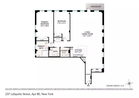 237 Lafayette St #8E, New York, NY 10012