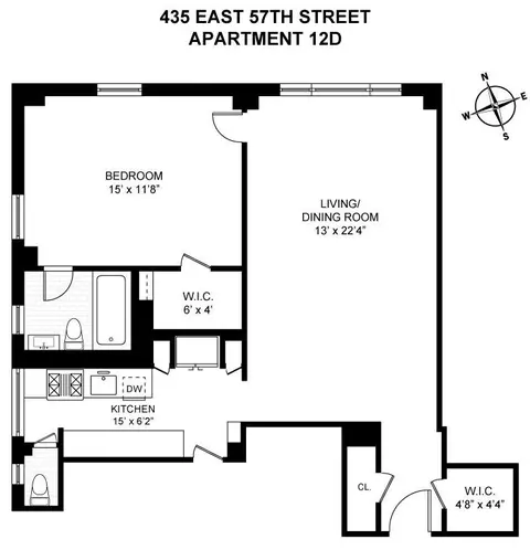 435 E 57th St #12D, New York, NY 10022